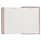 Art Nouveau Framed Toffee Brown Faux Leather Large Print King James Study Bible with Thumb Index