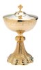 Golden Plated Ciborium H 24 cm