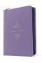 NLT Compact Giant Print Zipper Bible, Filament Enabled (LeatherLike, Diamond Lavender, Indexed, Red Letter)