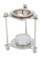 Nickel Plated Incense Burner H 10 cm