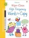 Wipe-clean High-frequency Words To Copy