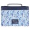 Large Trust Blue Floral Fashion Bible Cover - Prov. 3:5