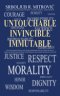 UNTOUCHABLE . INVINCIBLE . IMMUTABLE: The universal equation of Reason, Logic, Morality and Spirituality as the only remedy to the cancer of Humanity