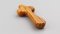 Wide Hand Carved Olive Wood Holding Cross