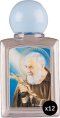 12 x Saint Pio Holy Water Bottle (45ml)