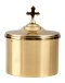 Gold Plated Container for Hosts D 9 cm H 7 cm