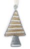Beaded Golden Tree hanging Christmas decoration