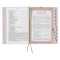 NLT, The Spiritual Growth Bible Faux Leather, Cream Floral Printed