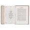 Art Nouveau Framed Toffee Brown Faux Leather Large Print King James Study Bible with Thumb Index