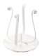 Iron White Candle Holder H 11.5 cm