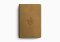 ESV Large Print Personal Size Bible, Red Letter (TruTone, Nubuck Caramel, Wildflower Design)