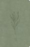 KJV Thinline Bible, Sage Suedesoft Leathertouch