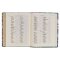 Teal Floral Ally Collection Large Print Faux Leather King James Version Note-taking Bible - Matthew 22:37