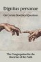 Dignitas personae: On Certain Bioethical Questions