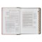 NLT, The Spiritual Growth Bible Faux Leather, Two-tone Pink and Brown