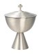 Nickel Plated Ciborium with Gold Plated Inside H 20 cm
