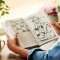 The Sketchbook Bible: The Complete Bible with Hundreds of Illustrations (NKJV, Hardcover, Red Letter, Comfort Print)