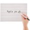 Dry Wipe Lined A4 Whiteboards (Pack of 10)