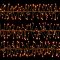 288 Large LED Multi-Action Ultrabright Garland with Timer in Warm White (PinWire Cable)