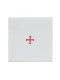 6" x 6" Chalice Pall Red Cross Design