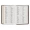 KJV Bible Compact Large Print Leather Tan Cross Black