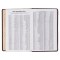 KJV Bible Giant Print Standard-size Full-grain Leather, Burgundy/Mahogany