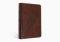 ESV Large Print Compact Bible, Red Letter (TruTone, Brown, Mosaic Cross Design)