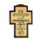 Border Wall Cross – "Be strong and courageous" (Joshua 1:9)
