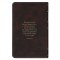 KJV Espresso and Pink Faux Leather Giant Print King James Version Bible with Thumb Index