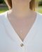 Silver Cross Inlaid with Mother of Pearl Pendant