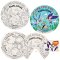 Swallow Bird Life Cycle Colour-In Sticker Wheels (Pack of 5)
