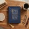 Journal-I Know The Plans-Navy LuxLeather