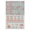 Bible Indexing Tabs Floral Pink & Teal