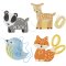 Woodland Animal Stitching Kit (Pack of 4) (FSC®)