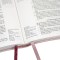 Lsb, Handy Size, Inside Column Reference, Paste-Down Pink Faux Leather Hope Blooms, Red Letter