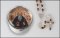 Saint Benedict Wood Rosary with Porcelain Box