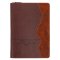 Faith Chestnut Brown Faux Leather Classic Journal with Zipper Closure - Matthew 17:20