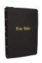 KJV Compact Large Print Bible, Black Leathersoft Zipper Closure, Red Letter, Comfort Print