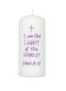 I Am The Light - John 8:12 - Pillar Candle
