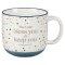 Mug Blue Confetti Bless You and Keep You Num. 6:24