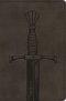 ESV Compact Bible (TruTone, Silver, Sword Design)