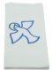 12" x 20" Baptismal Towel Blue Dove with Host - Pack 1