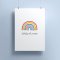 God's Promises Rainbow A4 Print