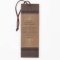 Bookmark-Pagemarker-Be Strong And Courageous-LuxLeather-Tan/Brown