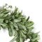 35cm Frosted Mistletoe Wreath with White Berries