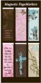 Bookmark-Pagemarker-Magnetic-Witness Gear-Set Of 6