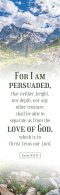 Inspirational Bookmark: For I Am Persuaded (Package of 25)