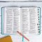 NASB Giant Print Reference Bible, Teal Leathertouch, Indexed