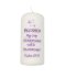 Blessed, My Cup Overflows with Blessings Psalm 23:5 Candle
