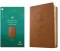 Biblia de estudio del diario vivir para jóvenes NTV con Filament (SentiPiel, Café claro, Letra Roja)